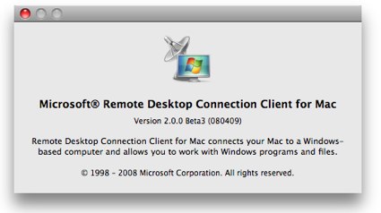 microsoft remote desktop connection client for mac beta